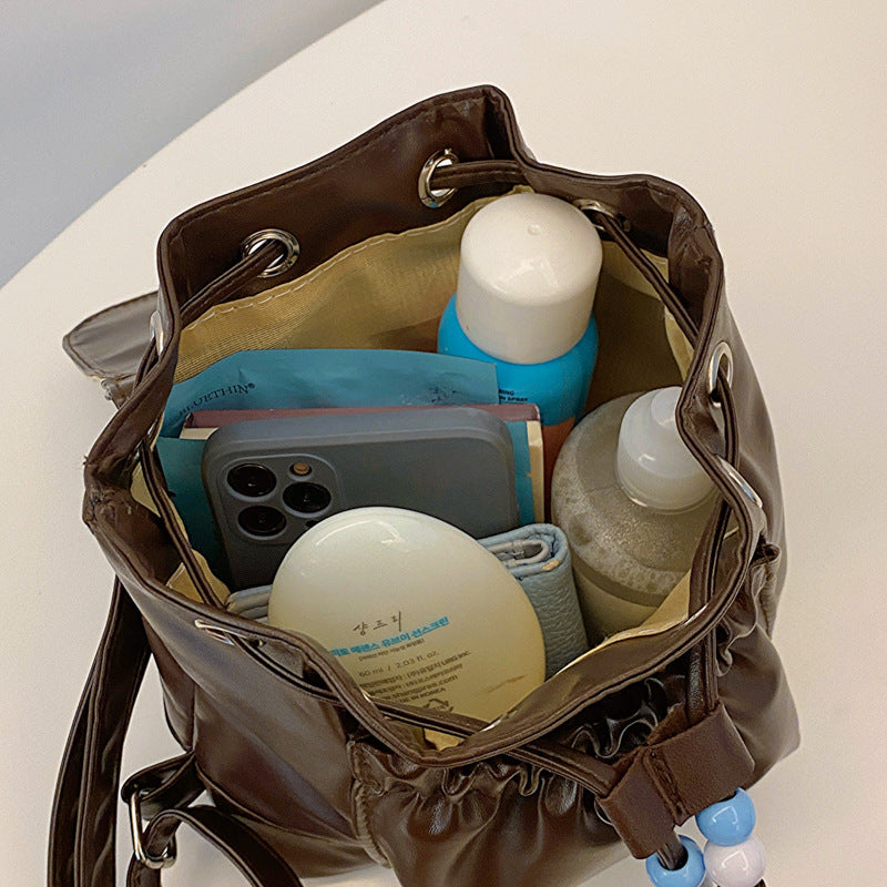 Wholesale New Fashionable Foreign Girl Retro Patchwork Backpack